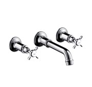 3-hole basin mixer for concealed installation wall-mounted
