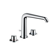 3-hole basin mixer 170 with pop-up waste set