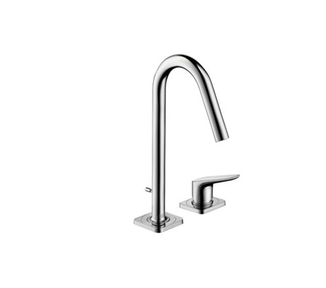 2-hole basin mixer 160 with pop-up waste set