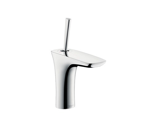 Single lever basin mixer 110 with push-open waste set