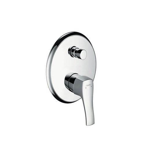 3-hole basin mixer for concealed installation with spout 228 mm wall-mounted
