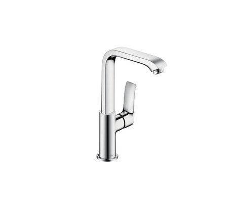 Single lever basin mixer 230 with push-open waste set