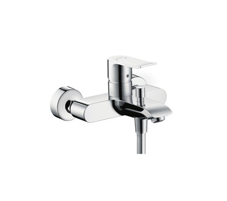 Single lever bath mixer for exposed installation