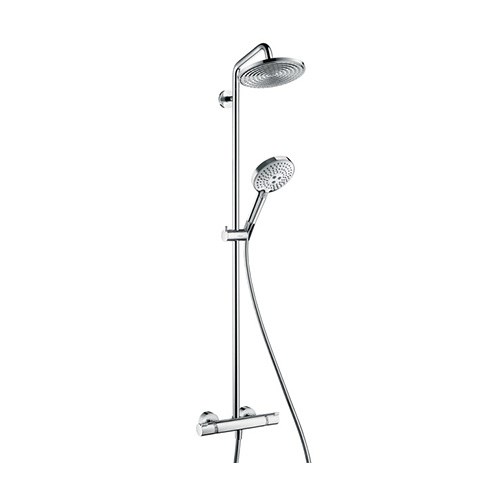 Croma Select E 180 2jet Showerpipe with single lever mixer