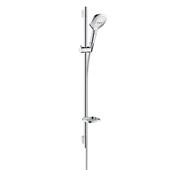Raindance Select E 120 3jet hand shower/ Unica'S Puro wall bar 0.90 m set