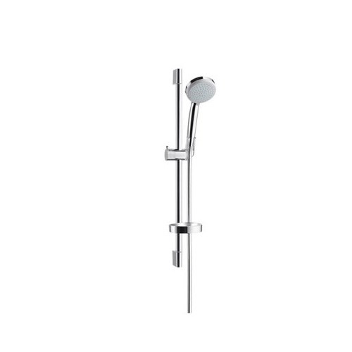 Croma 100 Multi hand shower/ Unica'C wall bar 0.65 m set