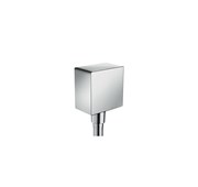 Fixfit Square wall outlet with non-return valve and synthetic joint