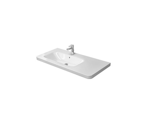 Furniture washbasin asymmetric left side 100*48cm