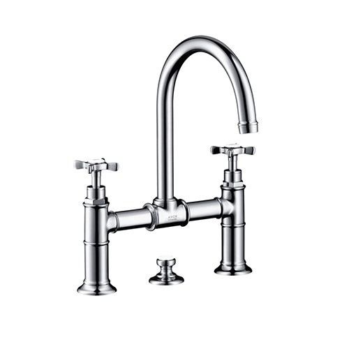 2-handle basin mixer 220 with pop-up waste set