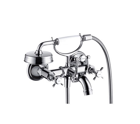 2-handle bath mixer for exposed installation