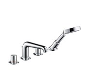 4-hole tile mounted bath mixer