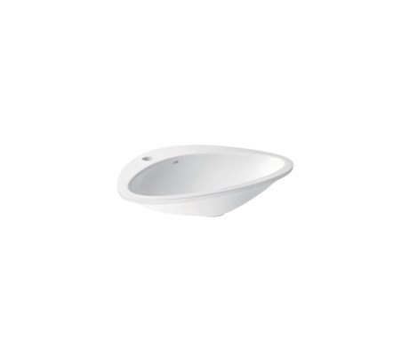 Built-in washbasin with 1-boreholing
