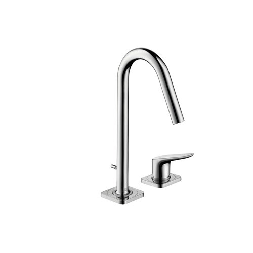 2-hole basin mixer 160 with pop-up waste set
