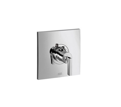 Thermostatic mixer 59 l/min highflow for concealed installation with lever handle
