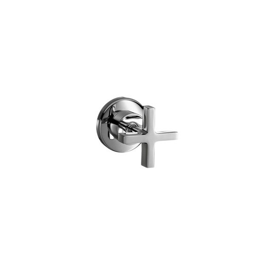 Shut-off valve for concealed installation with cross handle