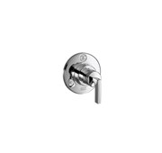 Trio/ Quattro shut-off/ diverter valve for concealed installation with lever handle