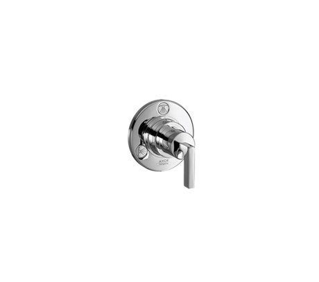 Trio/ Quattro shut-off/ diverter valve for concealed installation with lever handle