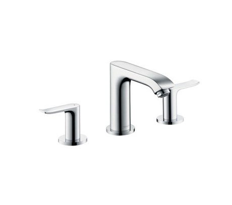 3-hole basin mixer 100 with pop-up waste set
