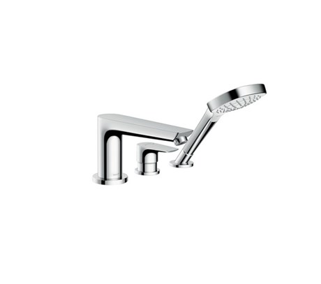 3-hole rim mounted bath mixer