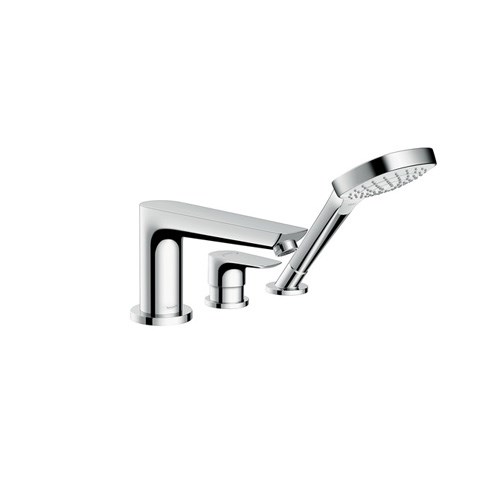 3-hole rim mounted bath mixer