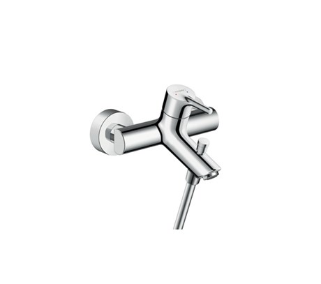 Single lever bath mixer for exposed installation