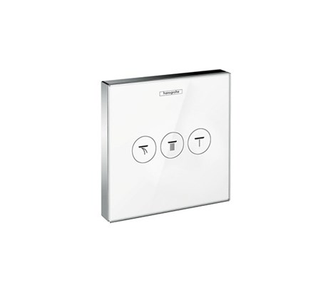 Valve for concealed installation for 3 outlets