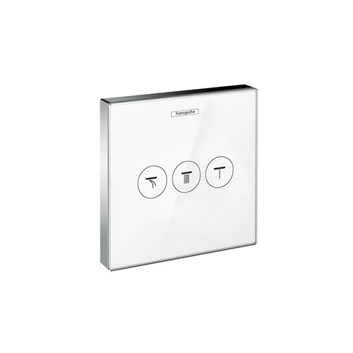Valve for concealed installation for 3 outlets