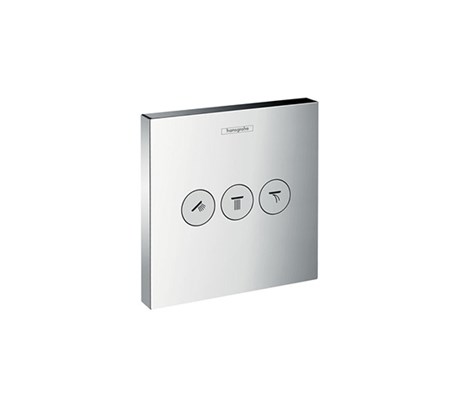 Valve for concealed installation for 3 functions