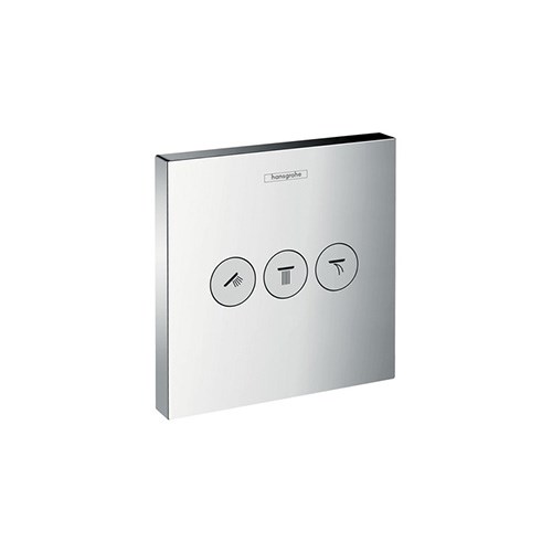 Valve for concealed installation for 3 functions