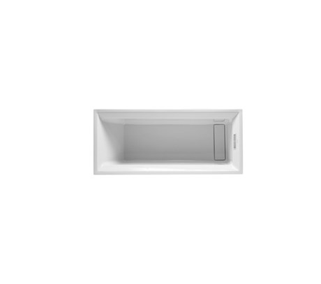 Rectangle bathtub built in, with special waste and overflow 170*75cm