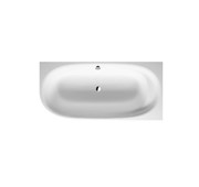 Free standing corner right bathtub, with seamless panel and support frame with one backrest slope 190*90cm