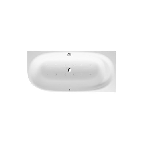 Whirltub corner right, with seamless panel and support frame with one backrest slope 1900*90mm