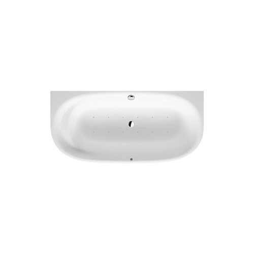 Whirltub back to wall, with seamless panel and support frame with one backrest slope 1900*900mm