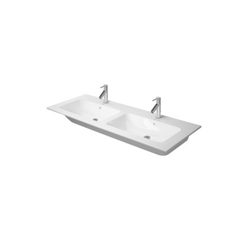 Double furniture washbasin 130*49cm
