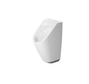 Electronic urinal for water supply, rimless, concealed inlet