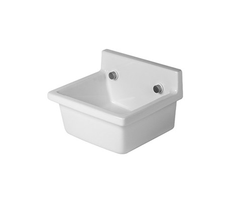 Utility basin without overflow, without tap platform, 48*42.5cm